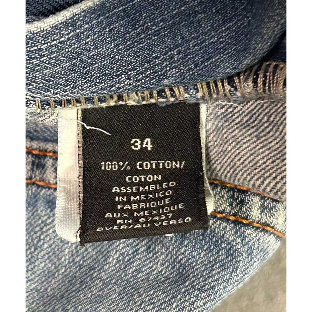 RL Polo Jean Co Ralph Lauren Jeans Mens Brixton Loose Straight Blue Denim